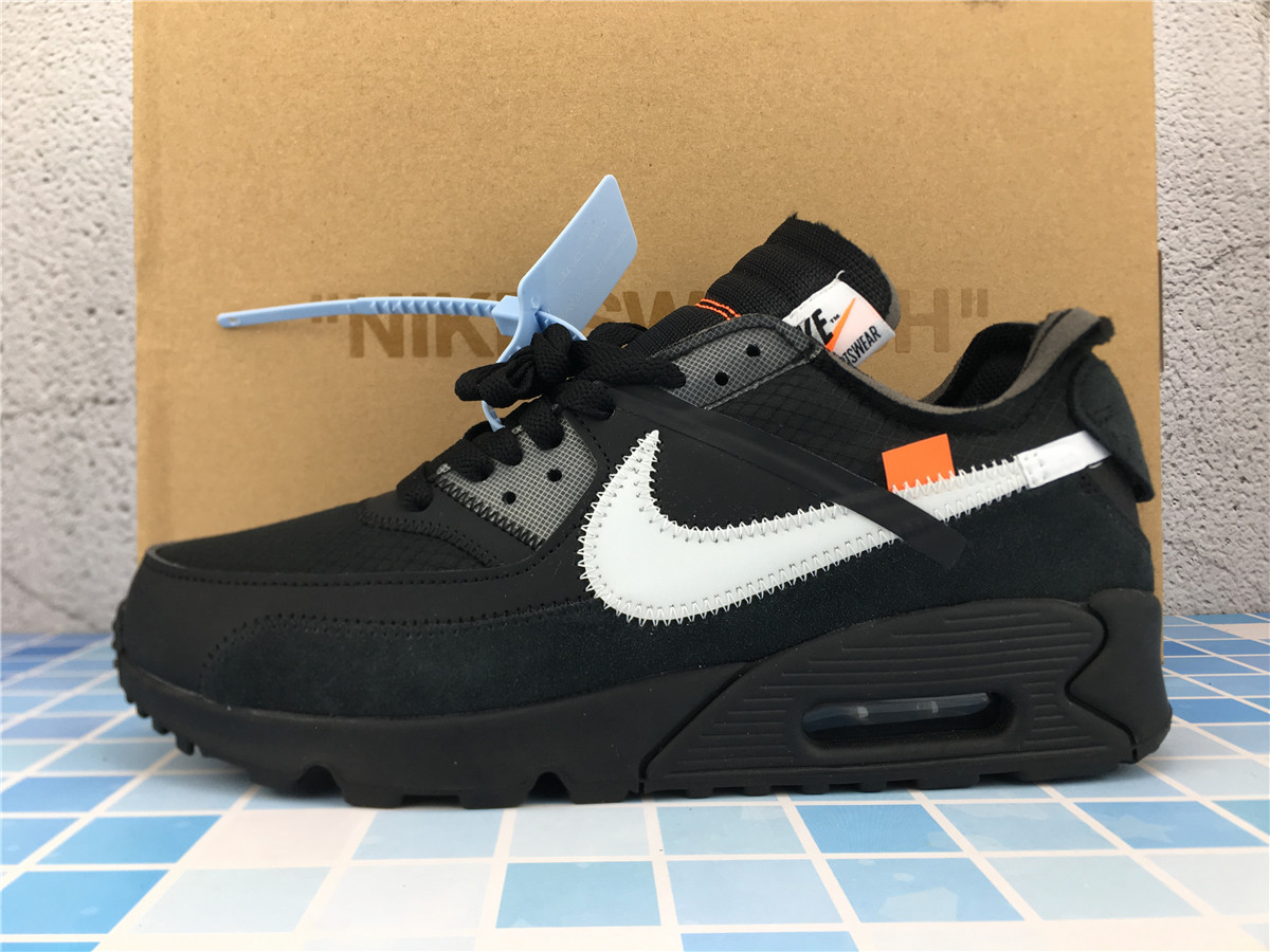 Off-White x Air Max 90 'Black' AA7293 001